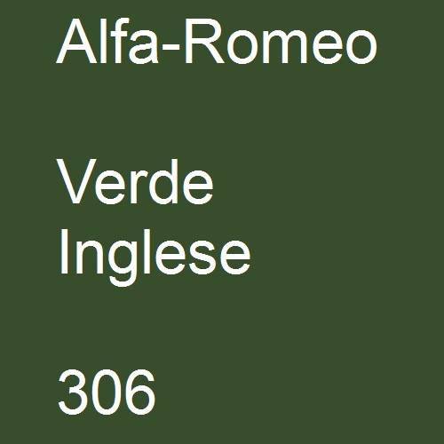 Alfa-Romeo, Verde Inglese, 306.